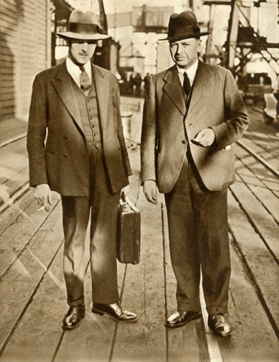 Thornton och MacDonald släpptes efter Metro-Vickers Affair, 1933, 1935. av Unbekannt
