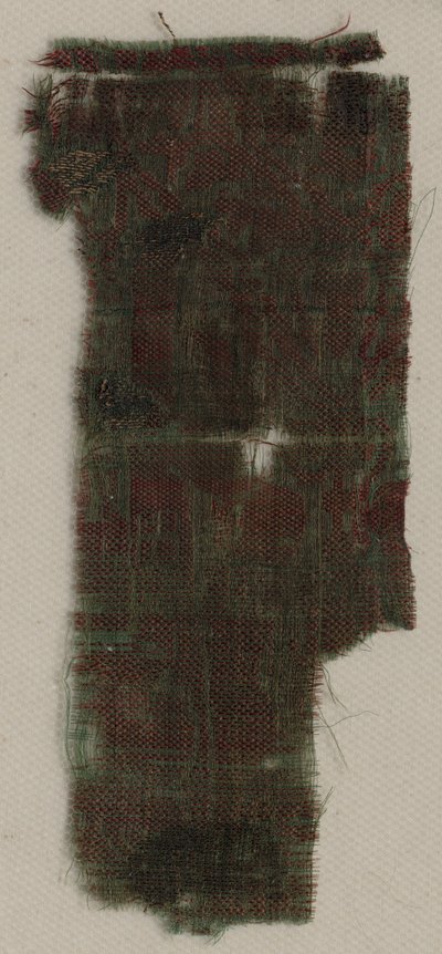 Tre fragment av italienskt gotiskt siden, 1300-tal. av Unbekannt