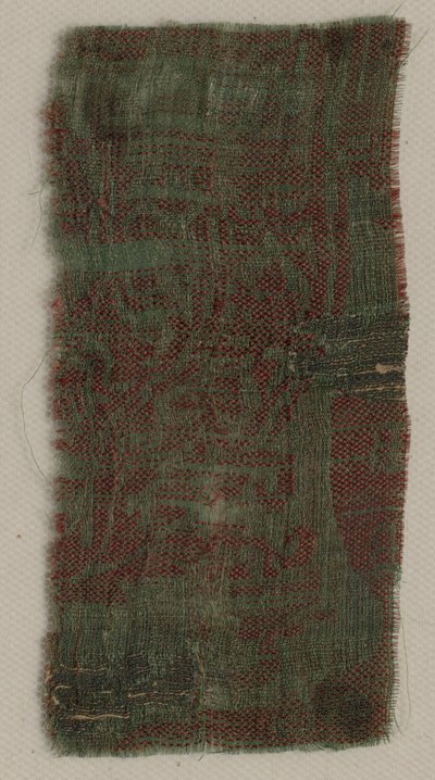 Tre fragment av italienskt gotiskt siden, 1300-tal. av Unbekannt