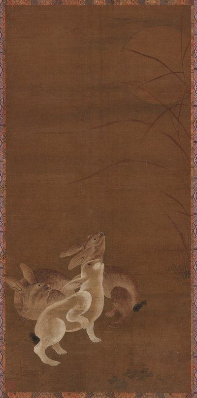Tre harar tittar på månen, 1368-1644. av Unbekannt