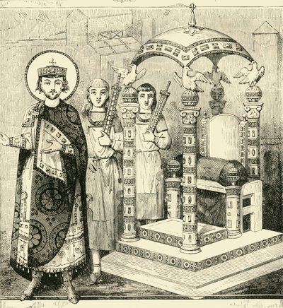 De bysantinska kejsarnas tron, 1890. av Unbekannt