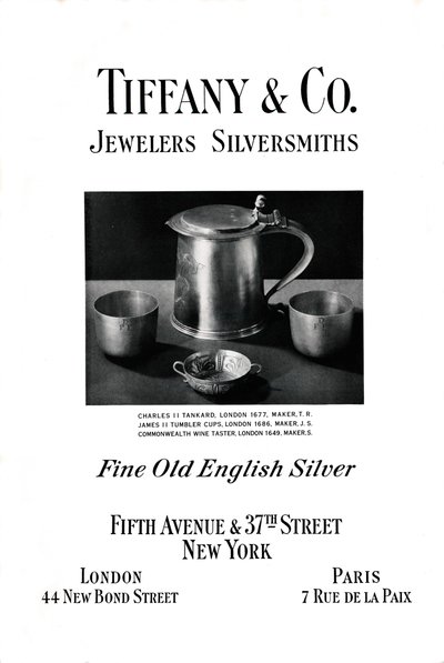 Tiffany & Co.-annons, 1937 av Unbekannt