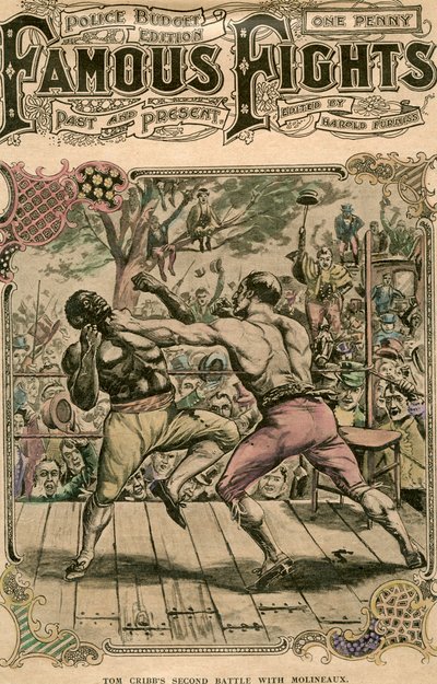 Tom Cribbs andra strid med Molineaux, 1811 sent 1800- eller tidigt 1900-tal av Unbekannt