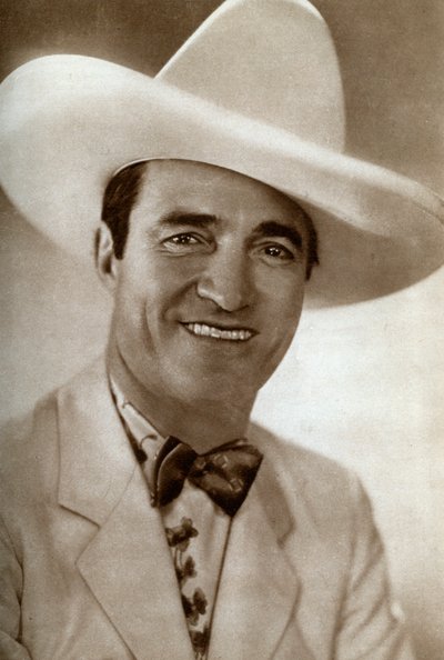 Tom Mix, amerikansk filmskådespelare, 1933 av Unbekannt