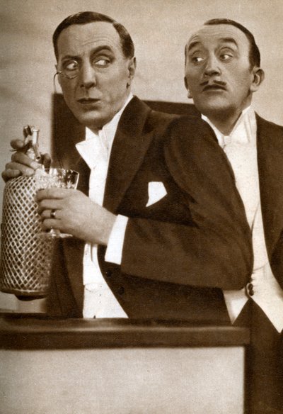 Tom Walls och Ralph Lynn, engelska skådespelare, 1933 av Unbekannt