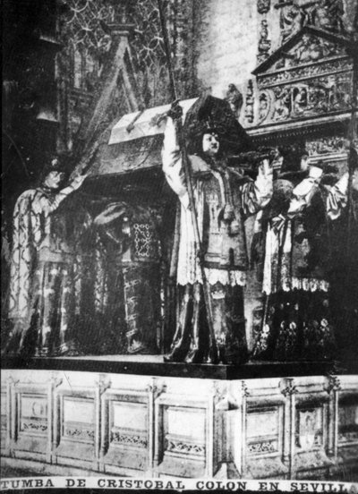 Christopher Columbus grav, 1800-talet, 1920-talet av Unbekannt