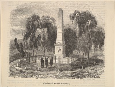 Turennes grav i Salsbach, 1835-78. av Unbekannt