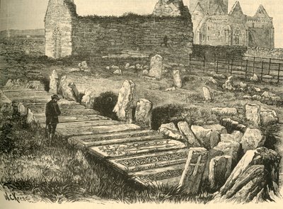 Kungarnas gravar, St. Orans kapell och Iona-katedralen, 1898. av Unbekannt