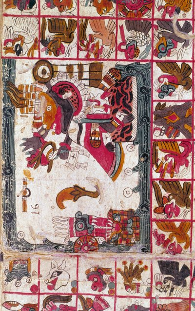 Tonalamatl Aubin, Folio 16, 1400-talet av Unbekannt