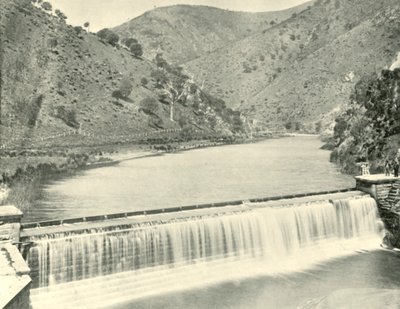 Torrens Weir, Adelaide, 1901. av Unbekannt