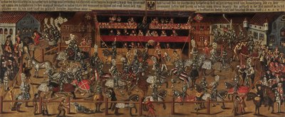 Turnering i Antwerpen, 1498. av Unbekannt
