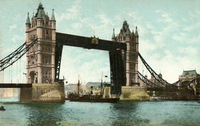 Tower Bridge, London, 1906. av Unbekannt
