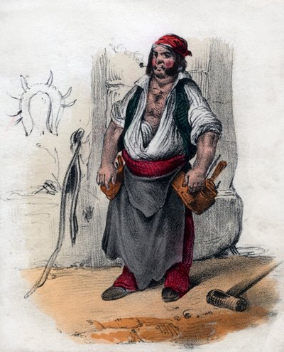 Hantverkare, 1800-talet av Unbekannt