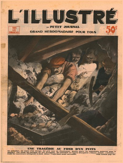 Tragedi vid botten av en brunn, 1932. av Unbekannt