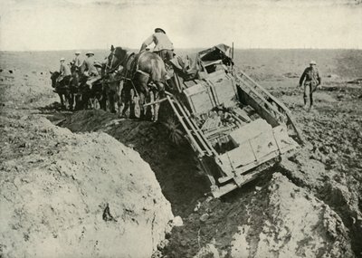 Transportsvårigheter vid fronten, 1919. av Unbekannt