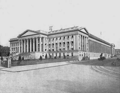 Treasury Building, Washington DC, USA, c1900. av Unbekannt