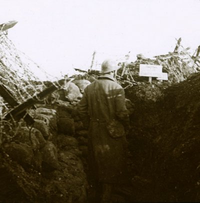 Trenches, Cornille, Frankrike, c1914-c1918 av Unbekannt