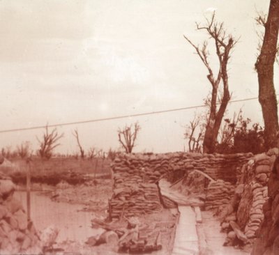 Skyttegravar, Diksmuide, Belgien, c1914-c1918 av Unbekannt