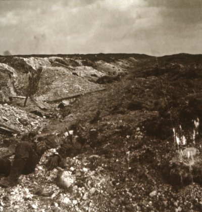 Skyttegravar, Somme, norra Frankrike, c1914-c1918 av Unbekannt