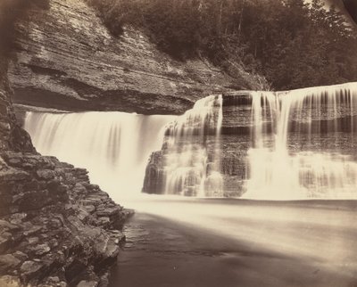 Trenton Falls, New York, ca. 1870. av Unbekannt