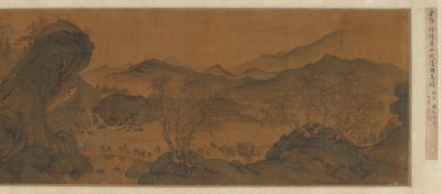 Bockvägar i bergen i Shu, 1600-1700-talet. av Unbekannt