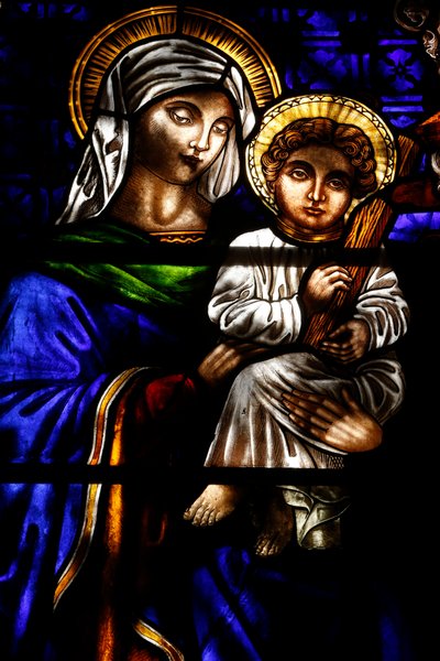 Trinity Church - Virgin Mary and Jesus, New York, USA av Unbekannt