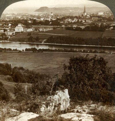 Trondhjem, dess hem, lager och katedral, mellan floden Nid och Fjorden, Norge, 1905. av Unbekannt
