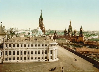 Tsartorget i Kreml i Moskva, Ryssland, 1890-talet av Unbekannt