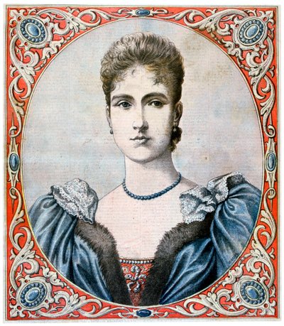 Tsarina Alexandra, Rysslands kejsarinna, 1894 av Unbekannt
