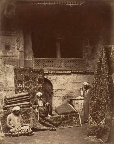 Turkisk mattbasar, Kairo, ca. 1880. av Unbekannt