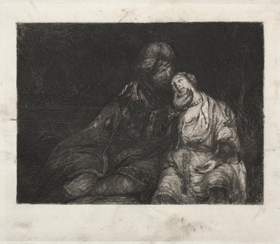 Två figurer, 1800-tal. av Unbekannt