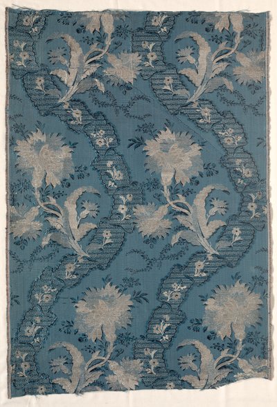 Två sammanfogade paneler av figursilke, 1723-1774. av Unbekannt