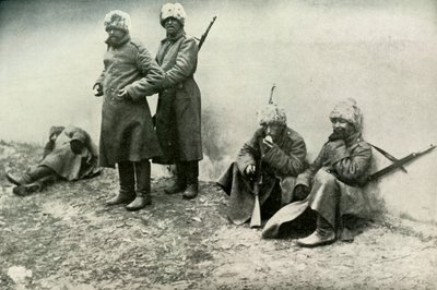 Typer av den ryska armén, 1919. av Unbekannt