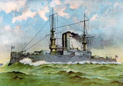 USS Alabama, amerikanskt slagskepp, 1898 av Unbekannt