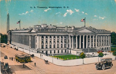 U.S. Treasury, Washington, DC, c1920-talet av Unbekannt