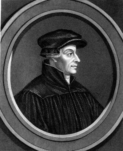 Ulrich Zwingli, gudomlig schweizisk reformation, c1530 1851 av Unbekannt
