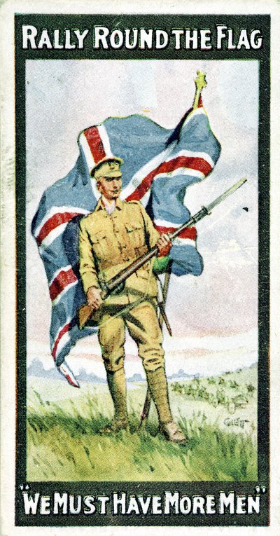 Storbritannien: Cigarettkort - WW1 Rekrytering av Unbekannt