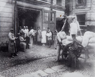 Lossa mat, forskarnas hus, Petrograd, Ryssland, c1920-c1924 av Unbekannt
