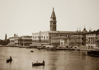 Namnlös 99, c. 1890. [Dogepalatset och Canal Grande, Venedig]. av Unbekannt