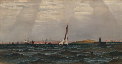 Untitled Harbour Scene, n.d. av Unbekannt