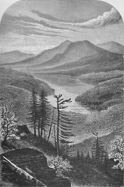 Upper Ausable Lake, c1870, 1883 av Unbekannt