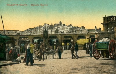 Valletta Malta - Mercato Marina, c1918-c 1939. av Unbekannt