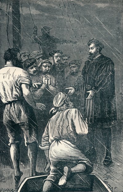 Vasco da Gama vägrar att vända tillbaka igen, 1904 av Unbekannt