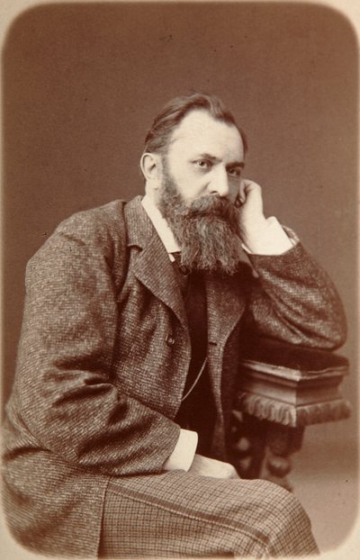 Vasilij Perov, rysk konstnär, 1880 av Unbekannt