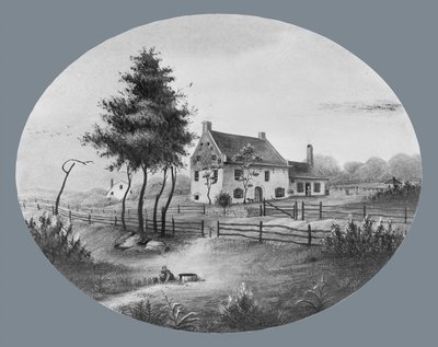 Vechte House i Gowannus, Brooklyn, New York, 1865. av Unbekannt