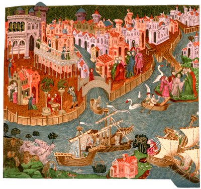 Venedig 1338, 1892 av Unbekannt