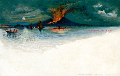 Vesuvius 1872 av Unbekannt
