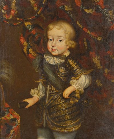 Victor Amadeus I 1587-1637, hertig av Savojen, som spädbarn, 1600-talet. av Unbekannt