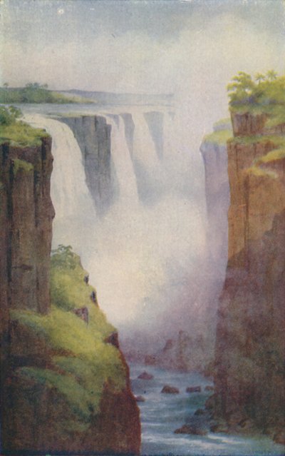 Victoriafallen, 1924 av Unbekannt