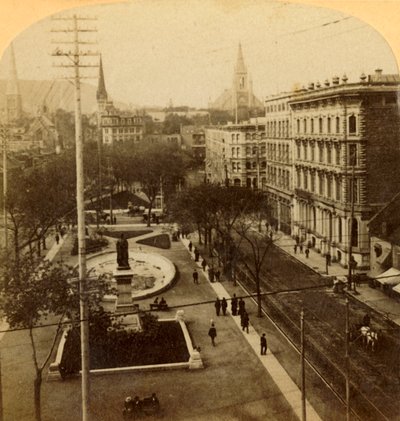 Victoria Square, Montreal, Kanada, 1904. av Unbekannt